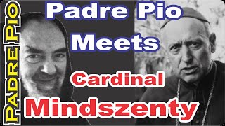 Padre Pio Meets Cardinal Mindszenty Bilocation [upl. by Nekciv]