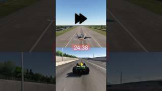 F22 vs F1 Car Drag Race [upl. by Accissej]