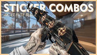 AK47 Elite Build Sticker Combinations  CSGO 2020 [upl. by Ellatnahc149]