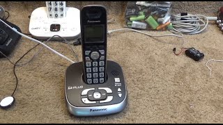 Panasonic KXTG4031 DECT 6 Plus Cordless Phone  Initial Checkout [upl. by Tiff]