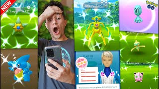 CATCHING NEW SHINY DEOXYS STARYU GIBLE  THE GREATEST DAY OF POKÉMON GO EVER [upl. by Ollopa]