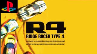 Playthrough PS1 R4 Ridge Racer Type 4 アールフォー リッジレーサータイプフォー [upl. by Mart]