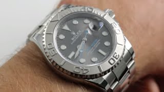 Rolex YachtMaster 116622 Watch Review [upl. by Atiram223]