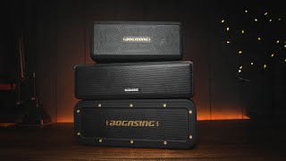 BOGASING M8  M4  M5 Portable speaker Review [upl. by Ainehta512]