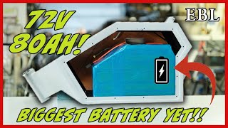 OUR BIGGEST BATTERY YET 72V 80AH [upl. by Kcirdlek]