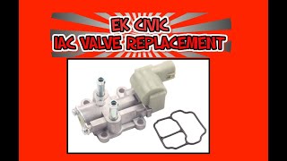 How To change or Clean a Honda Idle Air Control Valve [upl. by Piefer]