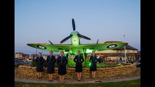 The DDay Darlings perform with the Spitfire for Battle of Britain 80th Anniversary [upl. by Jonie]