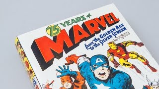 75 Years of Marvel Taschen book UNBOXING  VLOG day 79 [upl. by Yessydo]