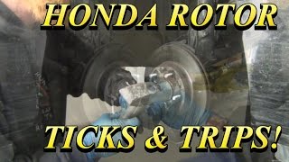 Honda Rotor Removal Tips and Tricks [upl. by Llert]