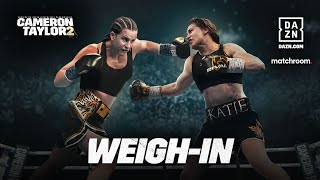 CHANTELLE CAMERON VS KATIE TAYLOR 2 WEIGH IN LIVESTREAM [upl. by Etnoled]