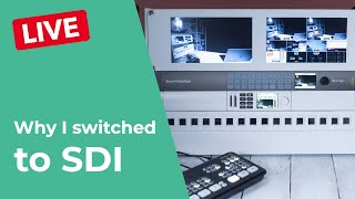 🔴 LIVE QampA Blackmagic VideoHub 20x20 SDI Matrix Show amp Tell  Why I Switched to SDI [upl. by Lienhard650]