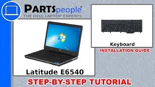 Dell Latitude E6540 P29F001 Keyboard HowTo Video Tutorials [upl. by Dric]