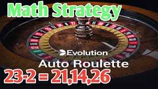 Math Roulette Strategy  latest roulette strategieshow to play roulette and win in casino [upl. by Niaz884]