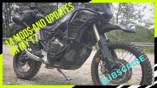 14 mods and updates on Yamaha Tenere 700 [upl. by Eidnak]