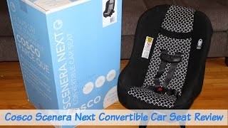 Cosco Scenera Next Convertible Car Seat Review [upl. by Florenza374]