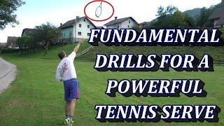 The Most Fundamental Tennis Serve Drills [upl. by Aivyls]