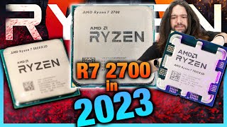 AMD Ryzen 7 2700X in 2023 Benchmarks vs 5800X3D 7800X3D amp More CPU Upgrades [upl. by Darrey615]