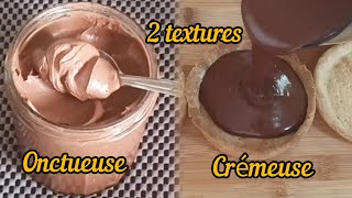 GANACHE AU CHOCOLAT🍫 Découvrez 2 textures différentes  onctueuse et crémeuse 👌 [upl. by Leaw]