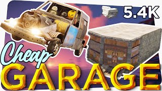 Cheap Car Garage Base Design Rust  Quick amp Easy Guide  Rust Modular Cars 54k stone 11k wood [upl. by Hachman602]