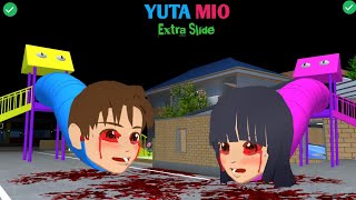 YUTA MIO Exe Extra Slide 😱  SAKURA School Simulator Horror Drama 👺 [upl. by Naggem]