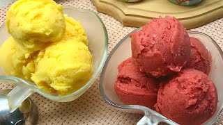 La recette de glace maison la plus facile sans crème et sans lait concentré  homemade ice cream [upl. by Enylhsa707]