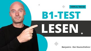 B1 Prüfung Lesen  Tipps  Beispiele [upl. by Brosy]