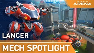 Mech Arena  Mech Spotlight  Lancer [upl. by Maxantia764]