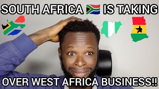 SOUTH AFRICA🇿🇦 IS TAKING OVER WEST AFRICA 🇬🇭🇳🇬😲😲 southafrica ghana nigeria pretoria accra [upl. by Regdor240]