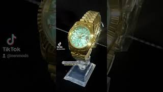 Seiko Mod Gold Datejust Presage Minty 36mm Nh35 [upl. by Geller]