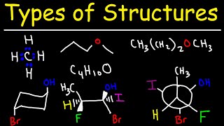 Bond Line Formulas Lewis Structures Kekule amp Condensed Structures Molecular Representations [upl. by Moritz]