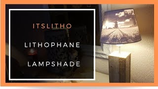 Itslitho  3D printed Lithophane lampshade  Dutch inspired [upl. by Lassiter538]