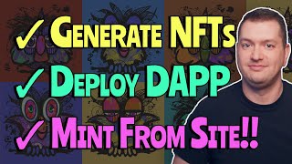 BEST NFT Collection Minting Site dApp  Entire Process Whitelist amp Launch a Collection 10000 [upl. by Eekorehc]