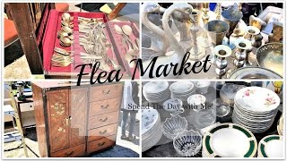 FLEA MARKET  Spend The Day With Me amp Kitchen Tour Update [upl. by Romina]