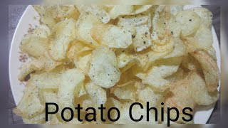 Homemade potato wafers recipe\ How to make potato chips [upl. by Yeniar177]