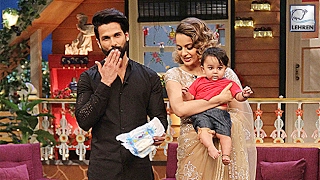 Shahid Kapoor Changes Babys Diaper On The Kapil Sharma Show  LehrenTV [upl. by Cyma421]