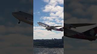 beautiful view of airplanes when landing eps1757 [upl. by Nylkoorb]