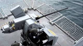 RFA Wave knight live 30mm Cannon Firing [upl. by Sheridan]