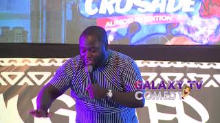 MC DANFO THRILLS CROWD WITH MUSICAL COMEDY  WATCH [upl. by Zeugirdor386]