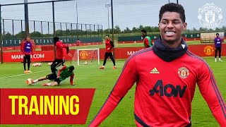 Training  The Reds step up the intensity ten days out from our return to action  Manchester United [upl. by Maible]