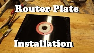 Router Plate Installation [upl. by Iny]