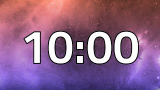 10 Minute Timer with Colorful Backgrounds [upl. by Tumer]