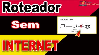 roteador não conecta a internet [upl. by Tomi179]