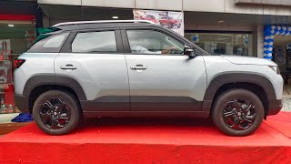 2022 Maruti Vitara Brezza  Walkaround Review  2022 Maruti Vitara Brezza ZXi  Splendid Silver [upl. by Blanchard]