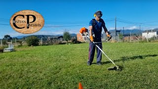 Comparativa de Orilladoras Desbrozadoras  VanBeek VB400 y Stihl FS120 Husqvarna Makita Total [upl. by Hgielek10]