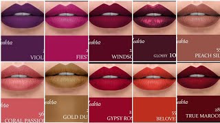 Medora Lipstick Shade And Number Medora Lipstick Colours Medora [upl. by Asetal]