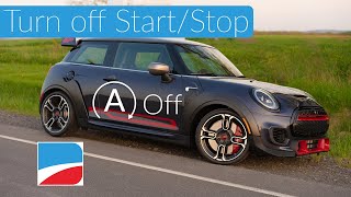 Disable Automatic StartStop on a MINI Cooper [upl. by Lleval]