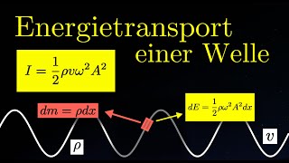 Energie einer Welle Intensität  Wellen 5 von 10 [upl. by Notnilc533]