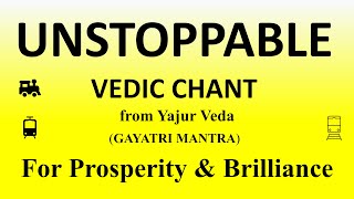 UNSTOPPABLE Vedic Chant for PROSPERITY  Yajur Veda  Ghana Patha  Sri K Suresh [upl. by Sitsuj]