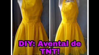 DIY Lindo avental com TNT [upl. by Nahgiem]