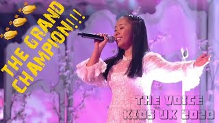 JUSTINE AFANTE  ALL PERFORMANCE  THE GRAND CHAMPION  THE VOICE KIDS UK 2020 [upl. by Francois]